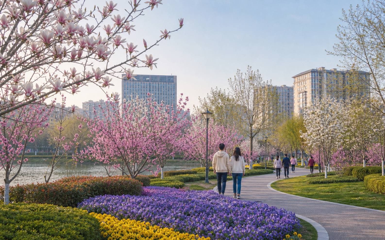 广阳城市公园花带